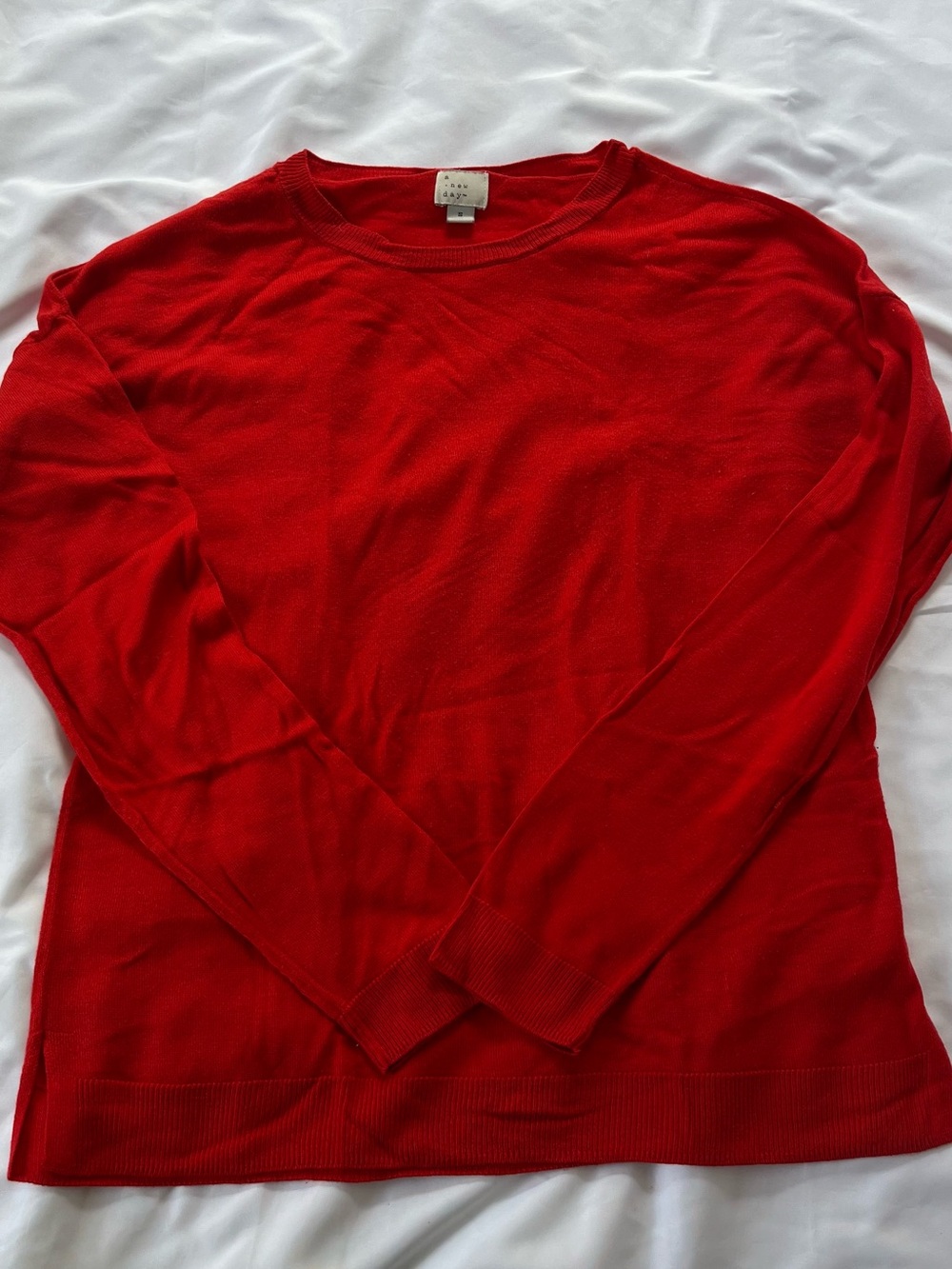 A New Day Crewneck Sweater - Red